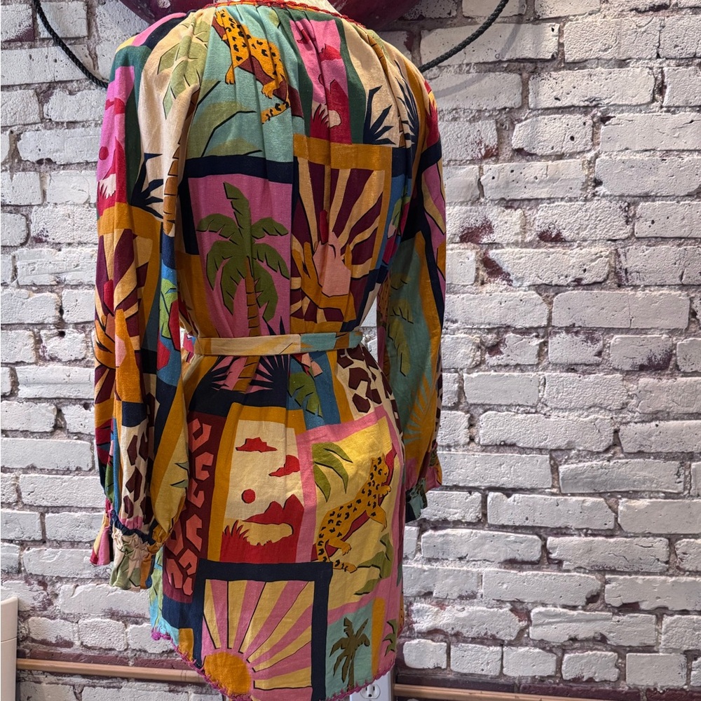FARM Rio Tropical Patchwork Tunic XS - Picture 5 of 6